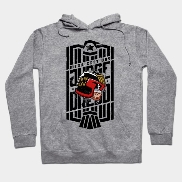 Judge Dredd is the law Hoodie by Playground